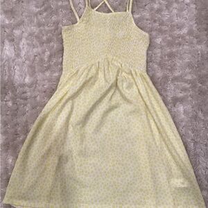 Zara Light Yellow Kids Casual Dress